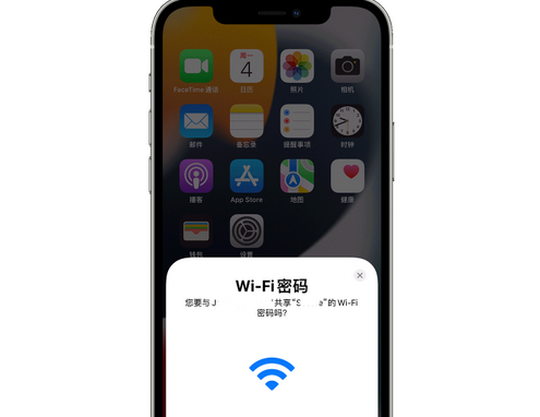 滴道苹果15维修店分享iPhone15如何共享Wi-Fi密码 